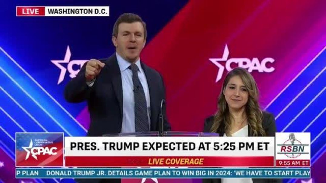 ⁣James O'Keefe with Special Guest from Pfizer 💉 Washington D.C. CPAC 2023 📅 3/4/2023