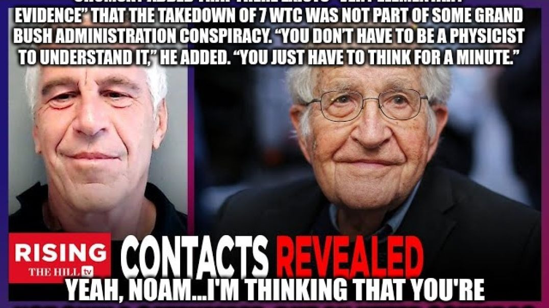 ⁣EPSTEIN CONTACTS RELEASED 📓 NOAM CHOMSKY, CIA DIRECTOR, GOLDMAN SACHS EXEC FINALLY EXPOSED