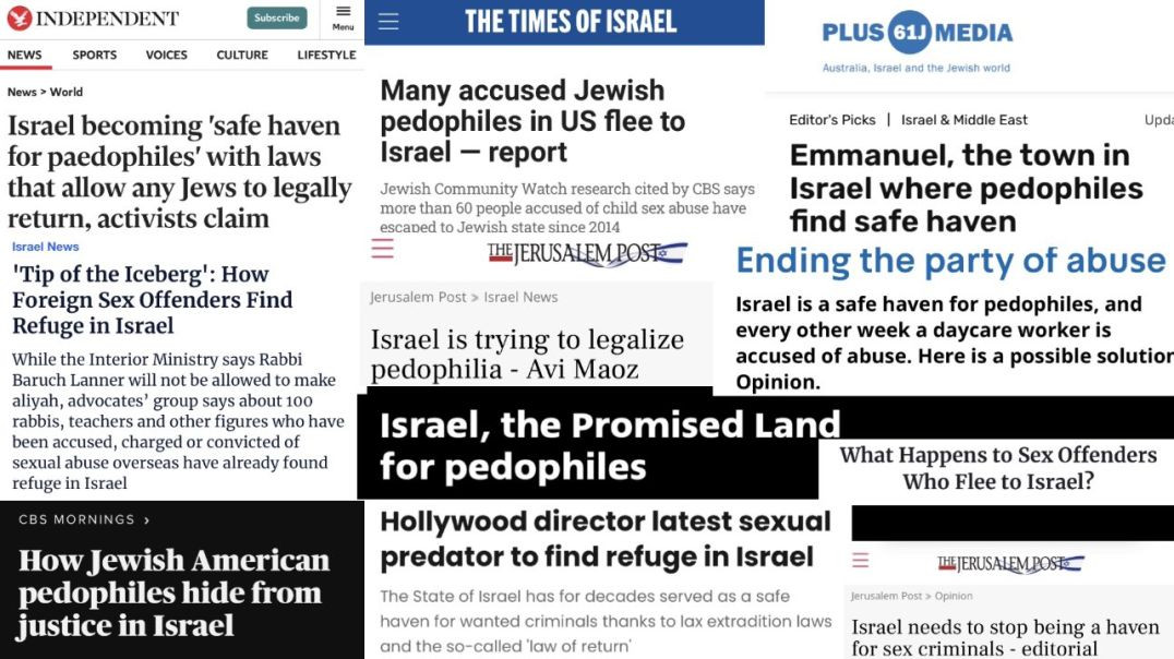 ⁣🇮🇱 BANG A CHILD; GET CAUGHT; FLEE TO ISRAEL🇮🇱 NO PROBLEMO!
