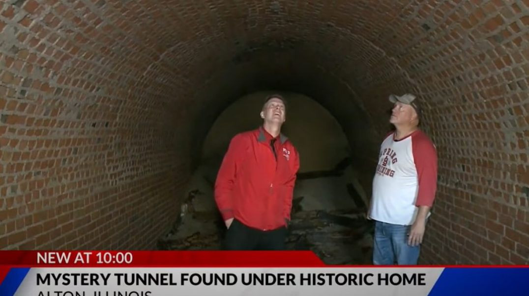 ⁣ILLINOIS MAN FINDS MYSTERIOUS TUNNEL 🏠 BENEATH HIS HOME