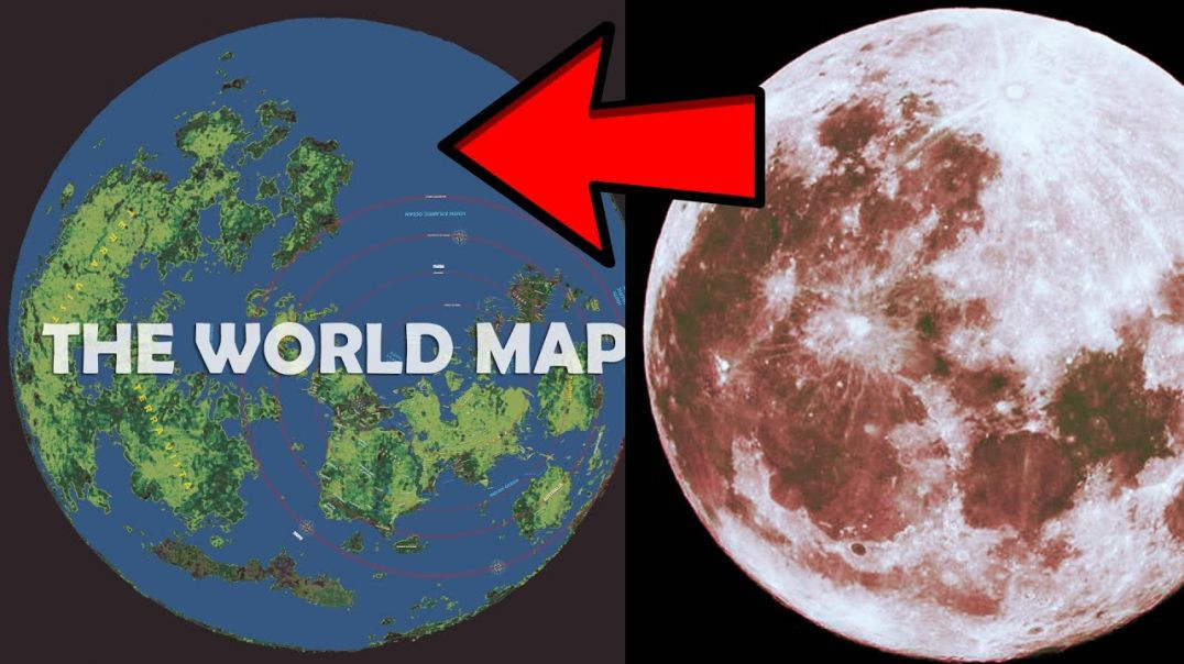 ⁣ALRIGHT, WHICH ONE OF YOU LEFT THE REFLECTION OF THE GREAT EARTH MAP ON THE MOON 🌕🌎 FESS UP!