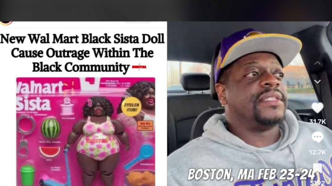 ⁣WOMAN IS UPSET ABOUT A “WALMART SISTA” 🪆 DOLL