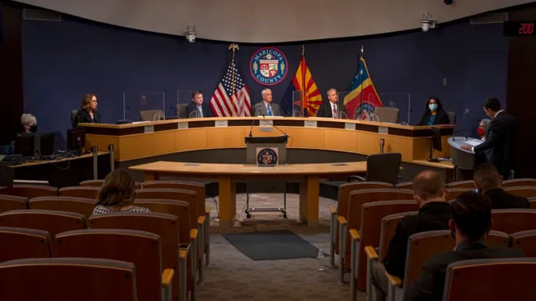 ⁣🚨 MARICOPA COUNTY BOARD OF SUPERVISORS VACATE THEIR SEATS AFTER BEING SERVED 🚨