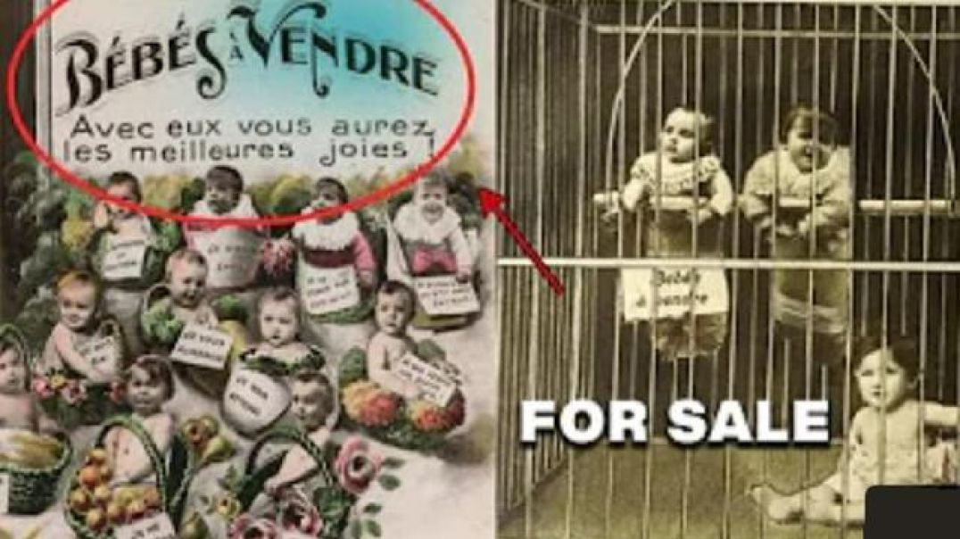⁣BABIES WERE SOLD AS PRODUCTS IN THE 1900'ᵴ 'À VENDRE' + NEW REPOPULATION POSTCARDS