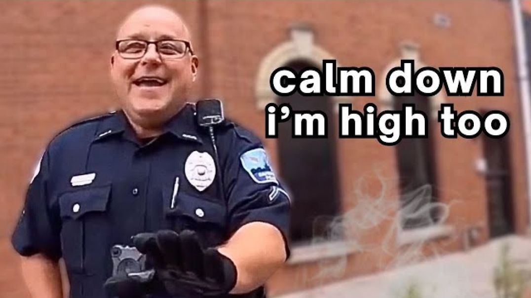 POLICE OFFICER HIGH ON DRUGS 👮 GEEKING 👀 FAILS AT MAKING ARREST