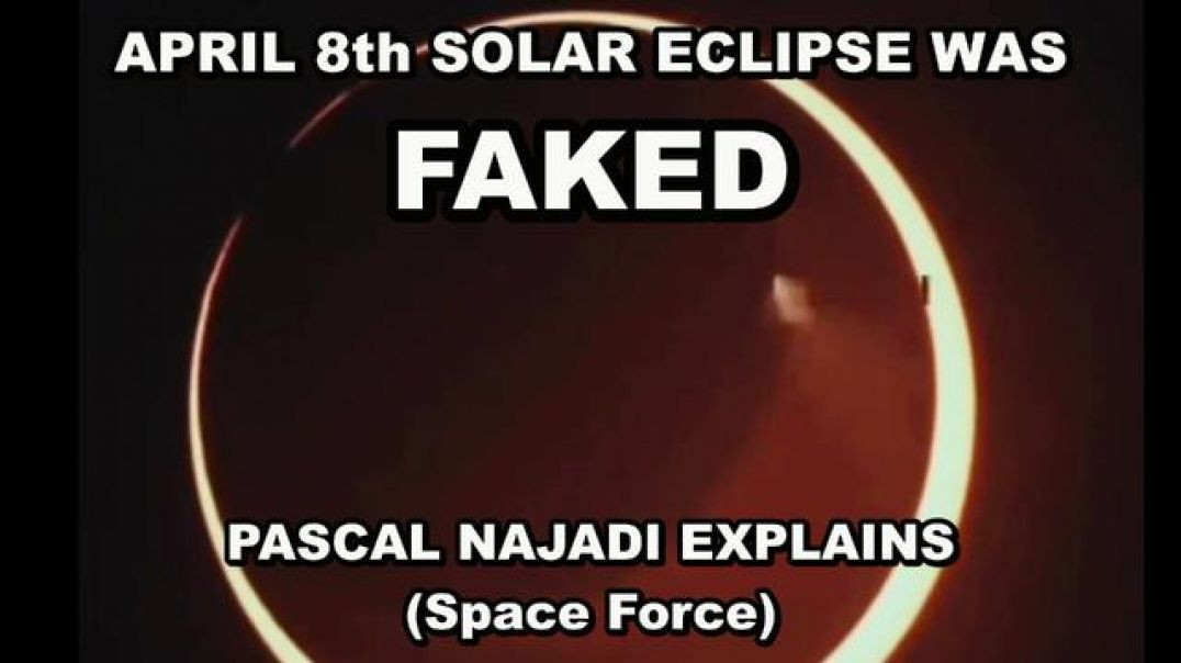 THE APRIL 8TH SOLAR ECLIPSE WAS MAN MADE 🎑 IT WAS TOTALLY FAKED JUST LIKE THE MOON LANDING