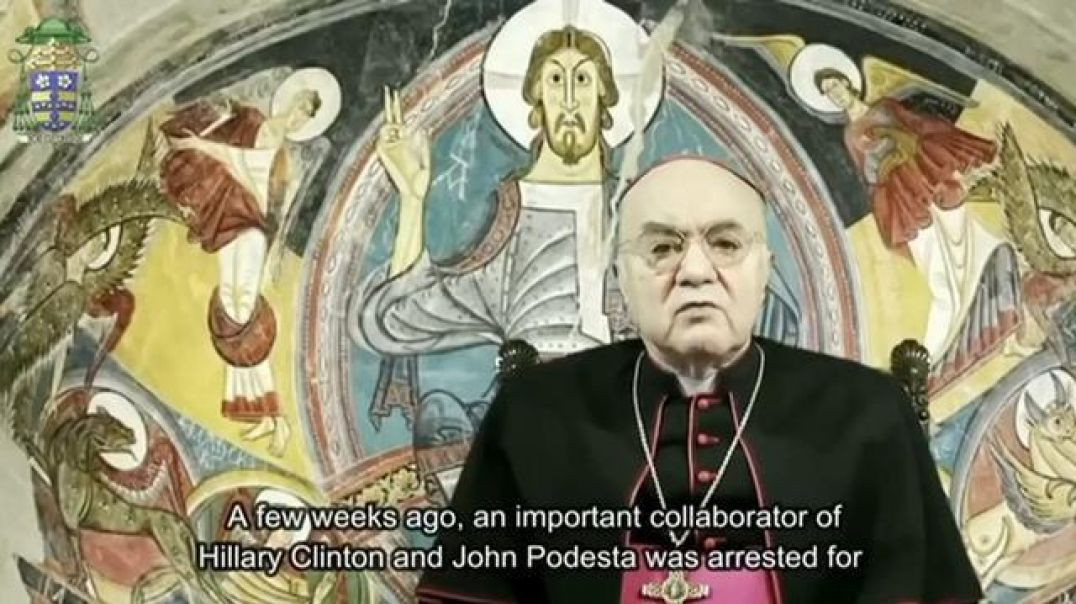 ⁣ARCHBISHOP VIGANO SAID ISRAEL USED EPSTEIN AS A M0SSAD OPERATION ₪ TO BLACKMAIL WORLD POLITICIANS