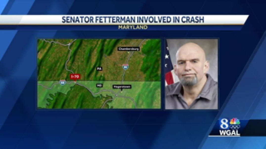 ⁣MARYLAND STATE POLICE 👮 SEN. JOHN FETTERMAN WAS AT FAULT FOR CRASH