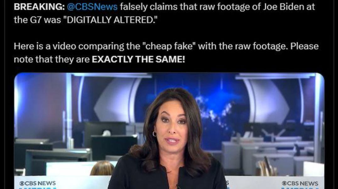 ⁣CBS DELETES SEGMENT AFTER MOST EMBARRASSING BIDEN REPORTING IN HISTORY ☭ CHEAP FAKE