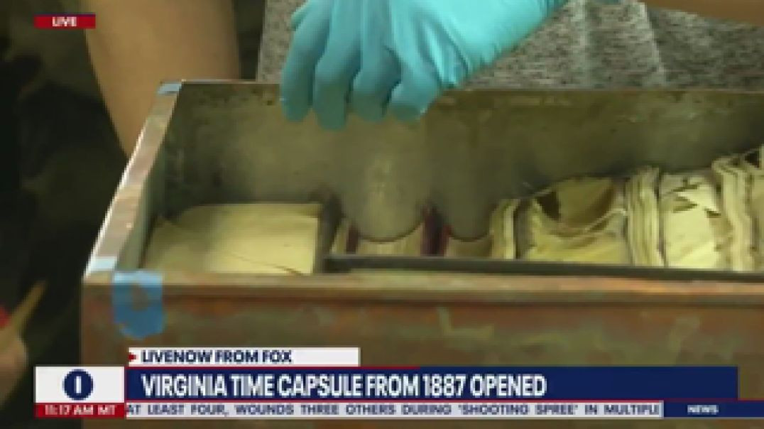 ⁣VIRGINIA 1887 TIME CAPSULE JUST OPENED 💊 HERE'S WHAT'S INSIDE 📰 LIVENOW FROM FOX