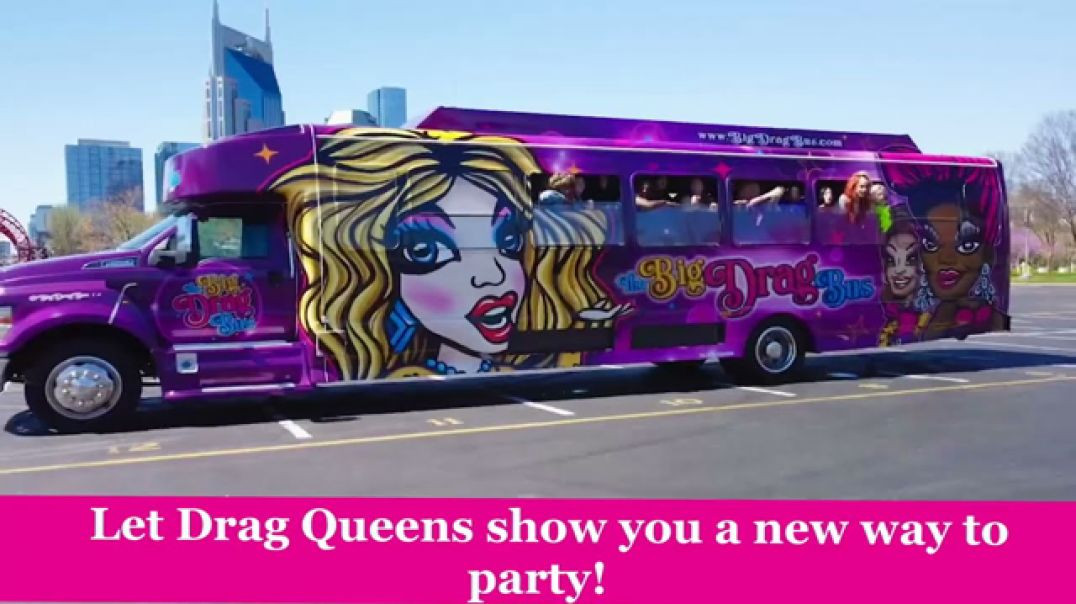 ⁣BIG DRAG BUS IS THE PERFECT PLAN ⚤ [TO KEEP GROOMING CHILDREN]