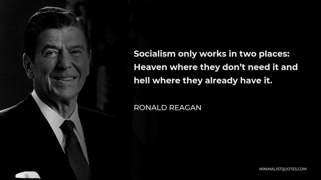 ⁣SINCE SOCIALISM IS IN THE NEWS ☭ REAGAN EXPLAINS SOCIALISM