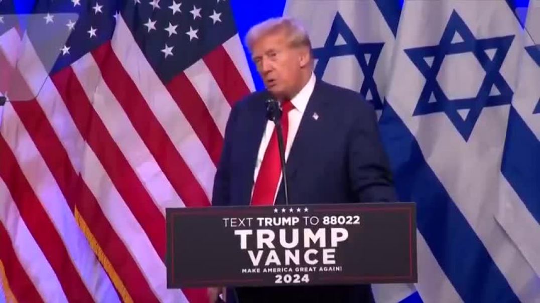 ⁣US Taxpayer Funded Terrorist donald trump For israel 2024!