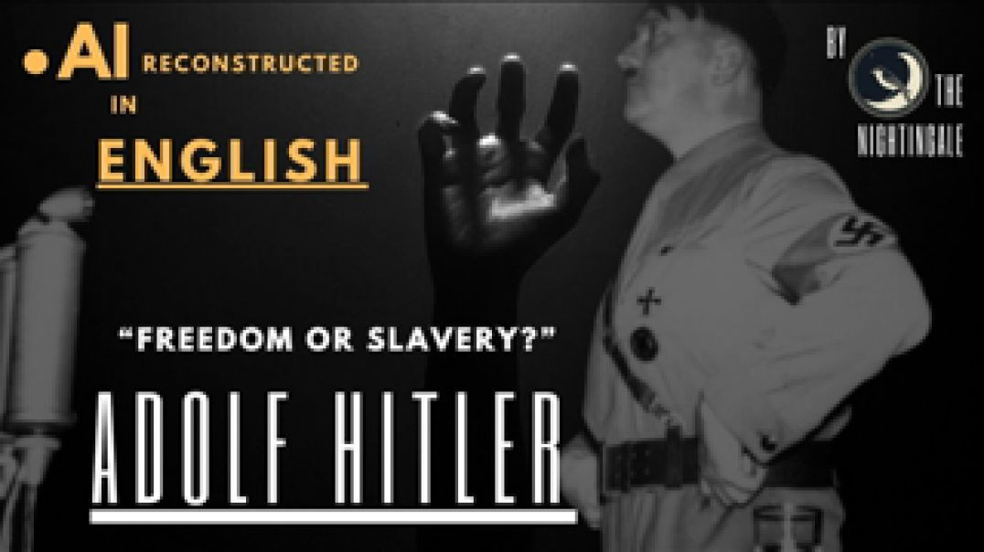 ⁣ADOLF HITLER FULL SPEECH IN ENGLISH ☈ [AI RECONSTRUCTED AUDIO] FREEDOM OR SLAVERY [NO MUSIC]