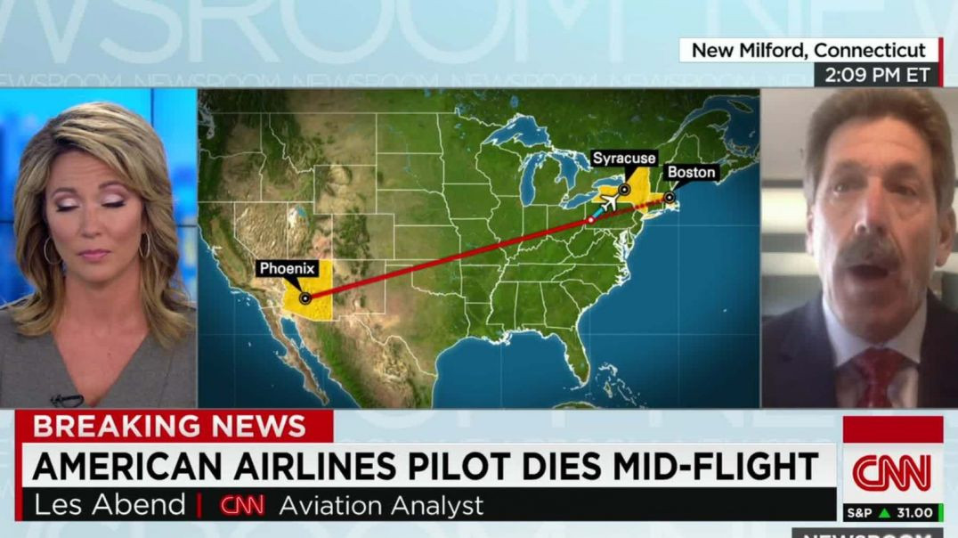 ⁣AMERICAN AIRLINES PILOT DIES DURING FLIGHT 💉😷☠⚰ LIKELY JABBED