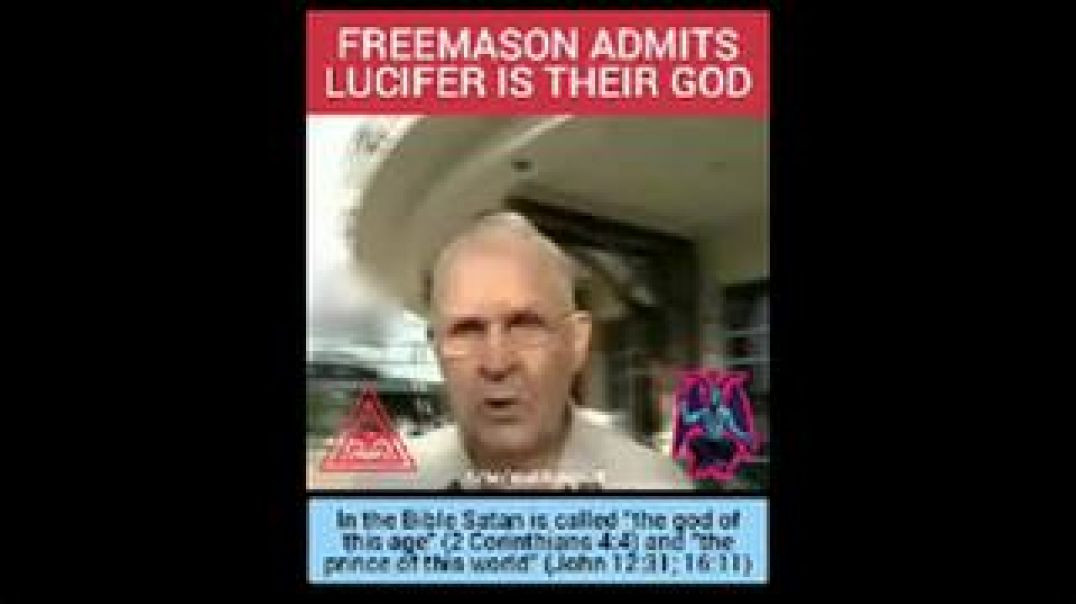 ⁣FREEMASON ADMITS ☭ LUCIFER IS THEIR GOD