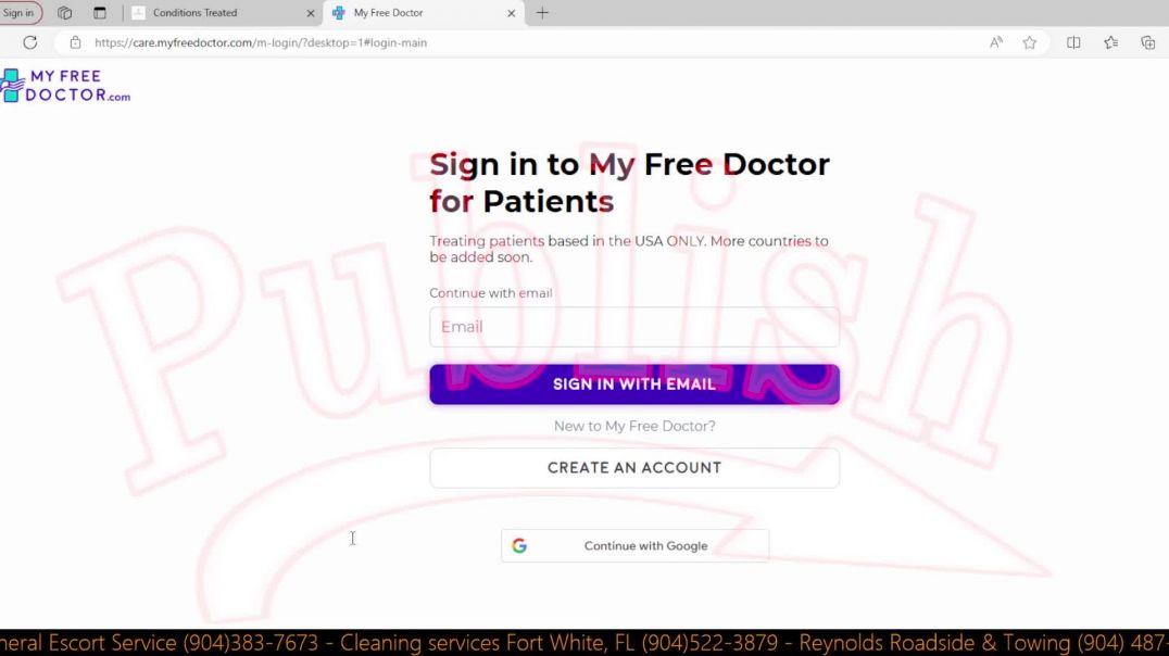 ⁣MyFreeDoctor Published Scam