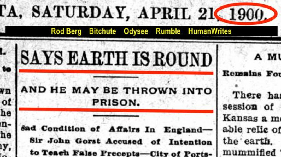 IN 1900, TOWNS WANTED TO BURN HEAD OF BRITISH EDUCATION DEPARTMENT 🌎❌ FOR SPHERE EARTH DOCTRINE!