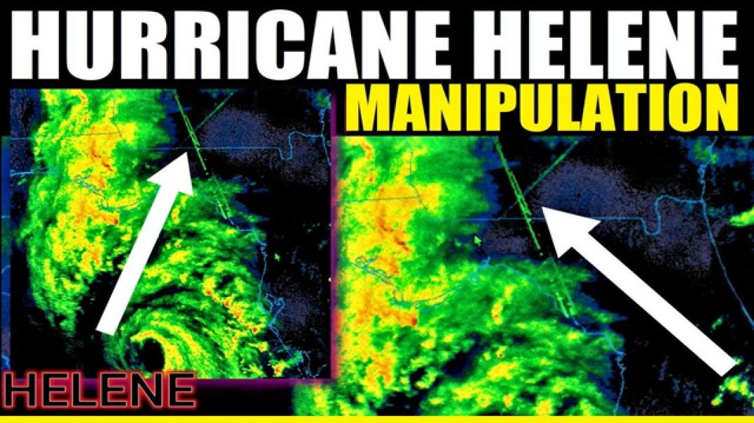 MAJOR HURRICANE 𒅒 HELENE MANIPULATION CAUGHT ON RADAR❗ CAT 5 LANDFALL❗