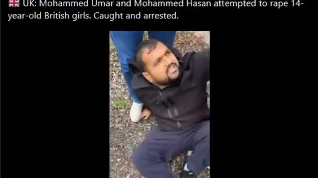 ⁣Average muslim invader caught raping girls stolen from their biologically interested father again!