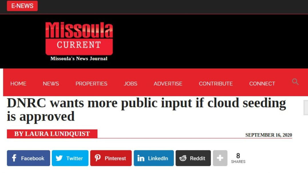 CHECK OUT THIS MONTANA NEWSPAPER FROM 1951 𒅒 OPENLY DESCRIBING HOW WEATHER MODIFICATION WORKS