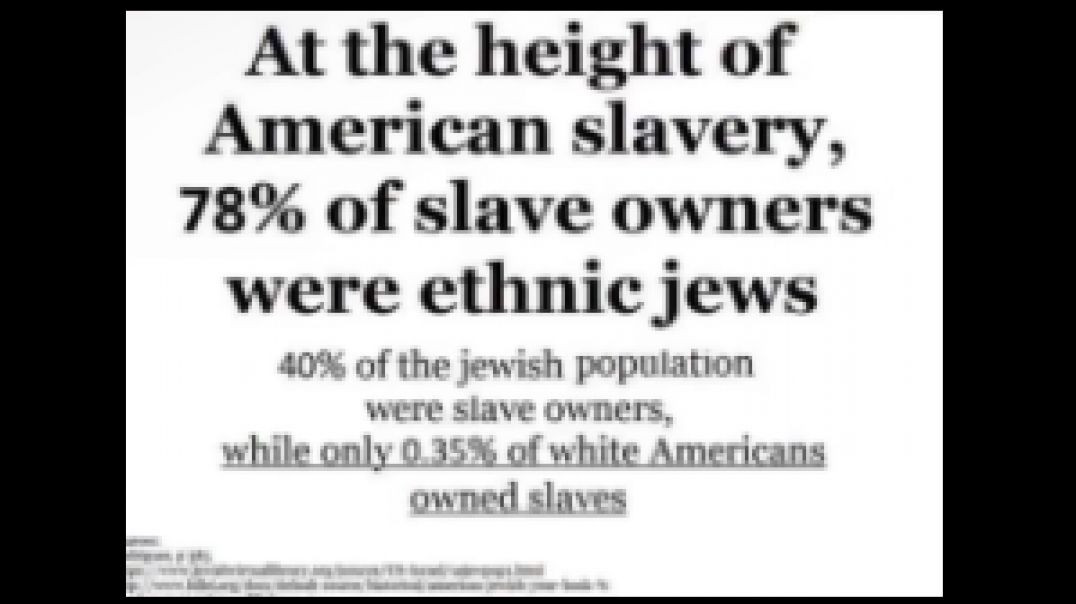 THE (((SECRET RELATIONSHIP))) ₪ BETWEEN BLACKS AND JEWS [THE ASHKENAZI SLAVE TRADE EXPOSED]