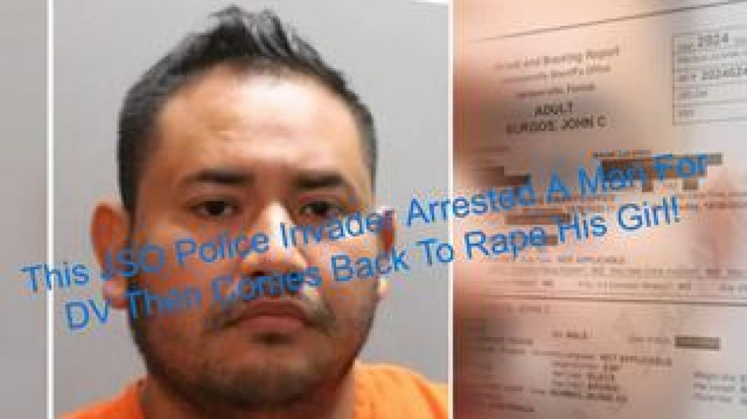 ⁣Brown hispanic latino Jacksonville police arrests man for DV comes back to rape female calling girl!