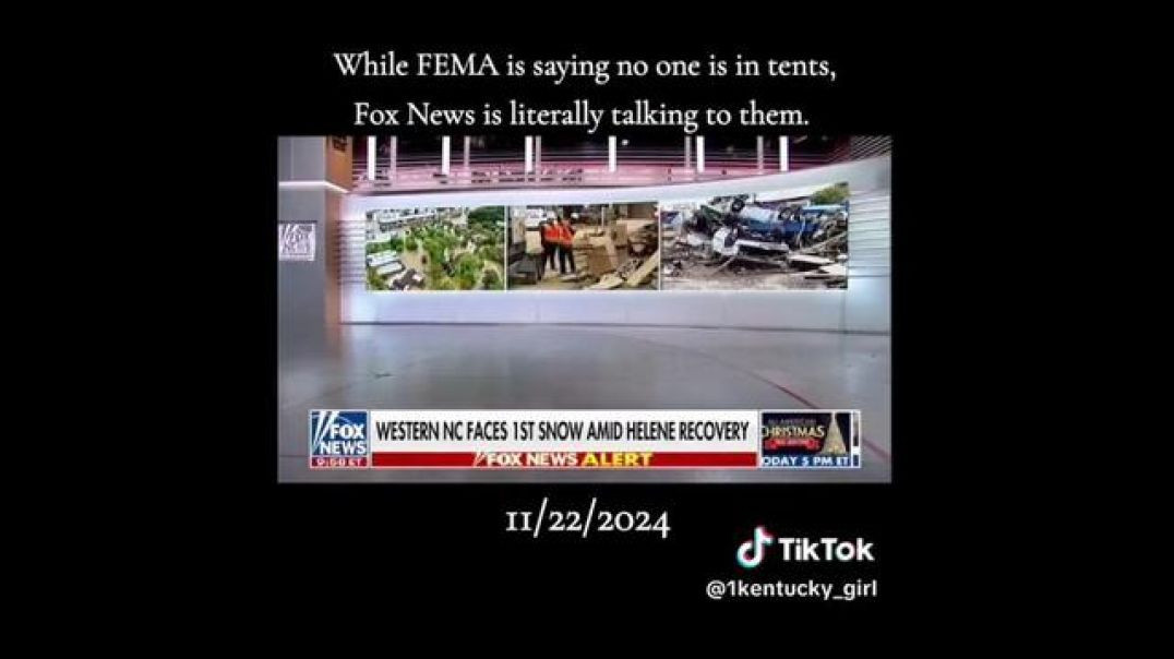 ⁣FEMA SAYS ☭ NO ONE LIVING IN TENTS, GOYIMZES