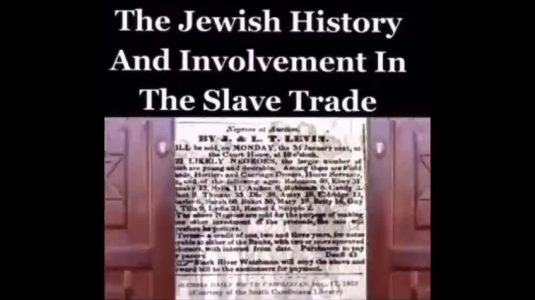 THE HISTORY OF SLAVERY ₪ JEWS ENSLAVED MOSTLY WHITES NOT BLACKS