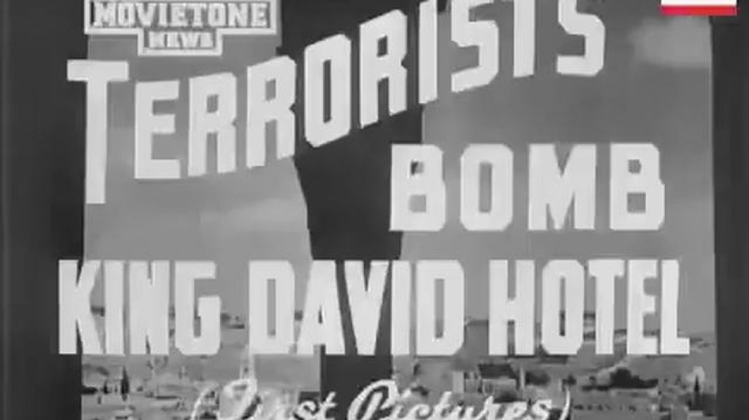 ⁣THE KING DAVID HOTEL 🏨 TERRORIST BOMBING PROGRAMMING EVENT