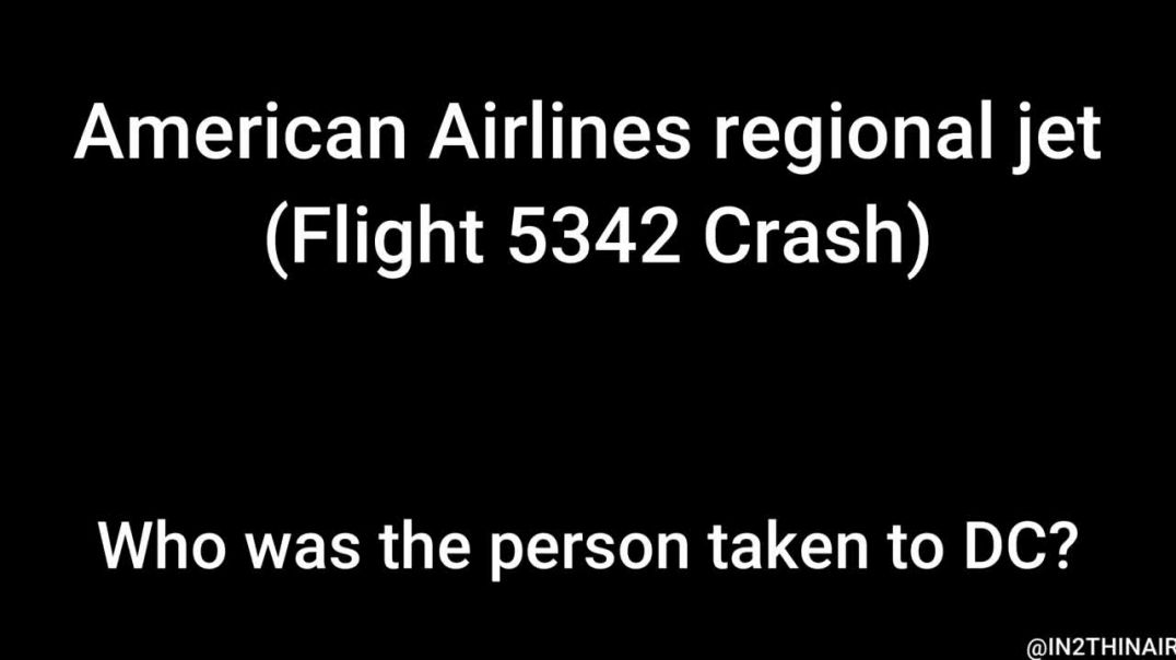 ⁣AUDIO RECORDING BEING RELEASED FROM AA5342 🚁💥✈ BLACKHAWK HELICOPTER COLLISION