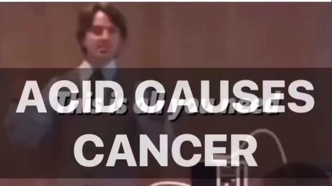 ⁣ACID CAUSES ☤ CANCER