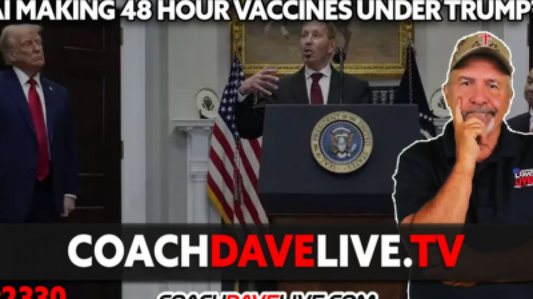 AI MAKING 48 HOUR VACCINES UNDER TRUMP❓ ⛪🏈🖥💉☠ 1-23-2025