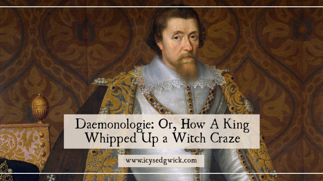 ⁣KING JAMES PUBLISHED THE HOLY BIBLE IN 1611 📖 BUT IN 1597 HE PUBLISHED DAEMONOLOGIE