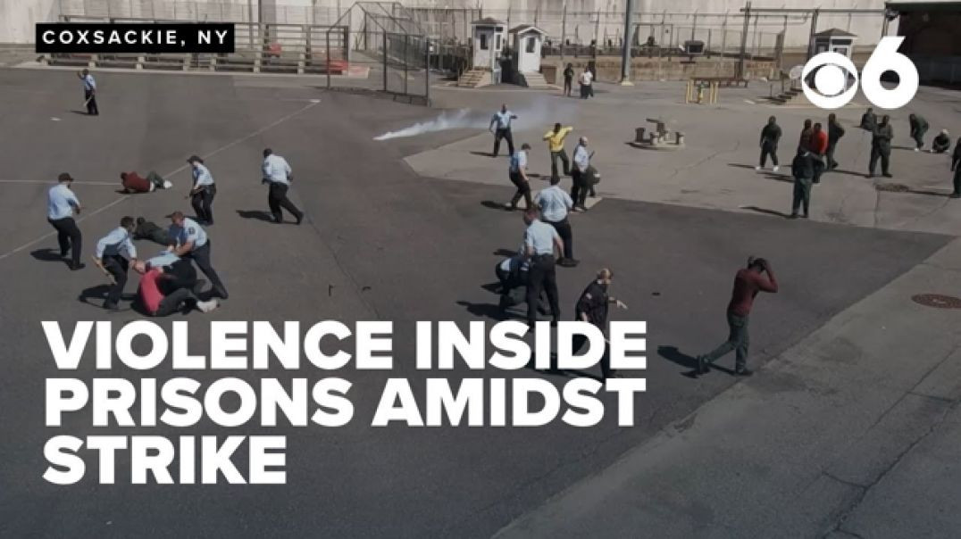 ⁣SURVEILLANCE FOOTAGE SHOWS ⛓ VIOLENCE INSIDE PRISONS [KNIFE ATTACK IN FRANCE]