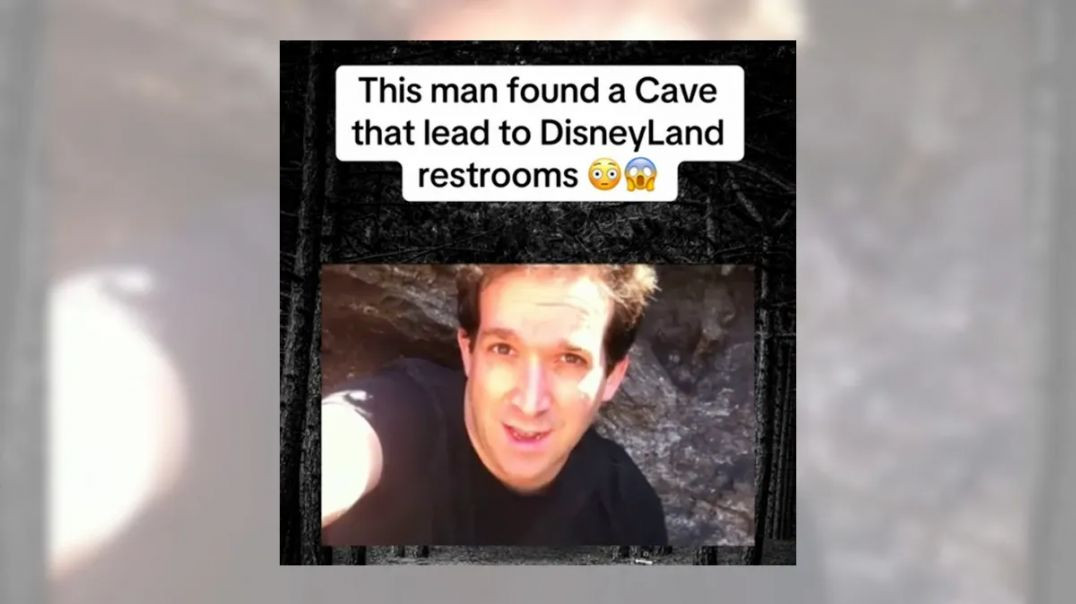 ⁣THIS DUDE FOUND A CAVE 👀 THAT LEADS IN AND OUT OF DISNEY RESTROOMS❗