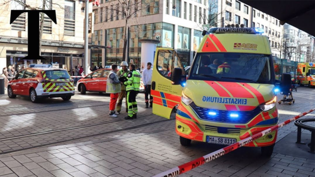 ⁣TWO DEAD AFTER CAR 🏎💀 DRIVES INTO CROWD IN MANNHEIM 🇩🇪 GERMANY