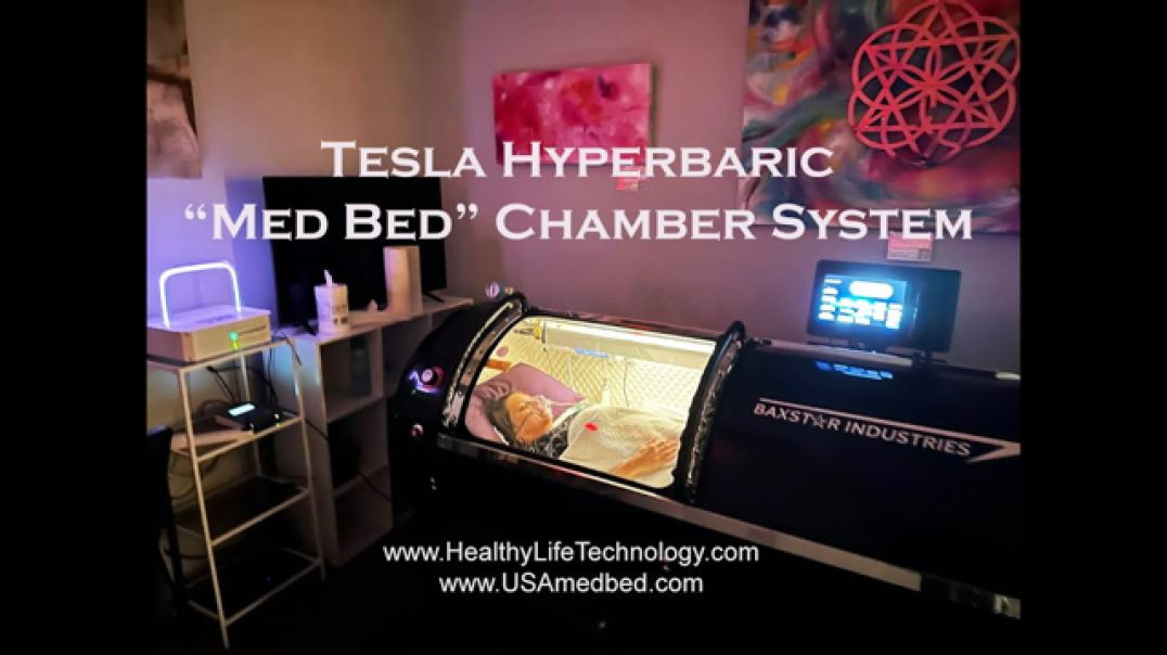 ⁣TESLA MED BED 🛏 HYPERBARIC CHAMBER SYSTEM