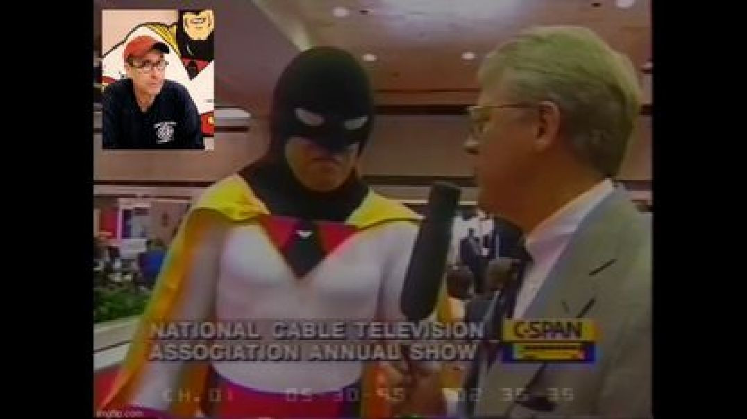 ⁣C-SPAN INTERVIEWS 👻 SPACE GHOST [RIP GEORGE LOWE]