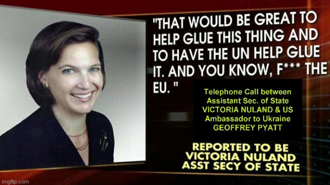 HERE'S THE ACTUAL CALL WHERE VICTORIA NULAND IS DISCUSSING ☭ SETTING UP THE COUP IN UKRAINE IN 