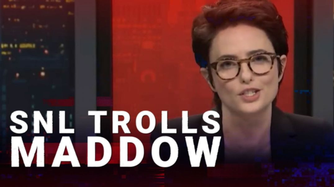 SNL HILARIOUSLY MOCKS RACHEL MADDOW ⚤ SUGGESTS SHE IS A MAN