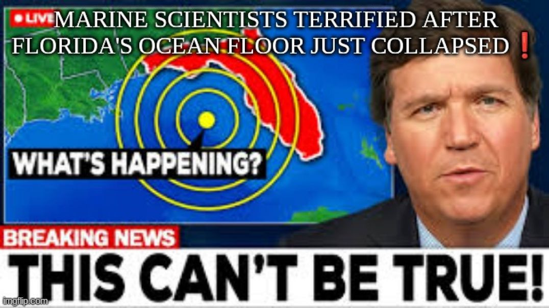 MARINE SCIENTISTS TERRIFIED AFTER FLORIDA'S OCEAN FLOOR JUST COLLAPSED❗