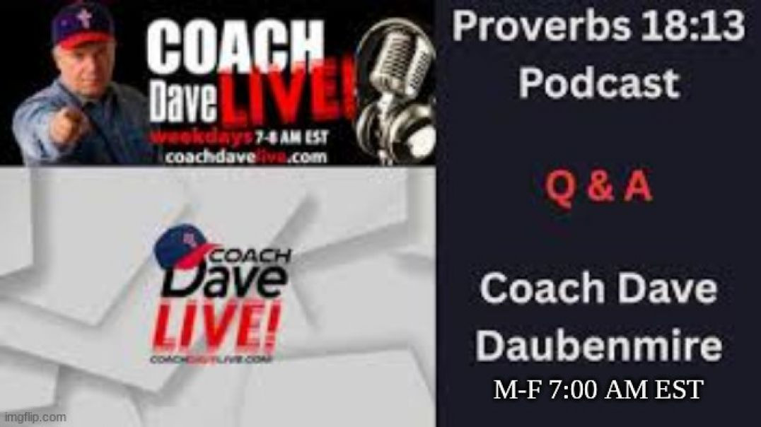 ⁣Q⅋A WITH COACH DAVE DAUBENMIRE ⛪🏈🎙 PROVERBS 18ː13 PODCAST