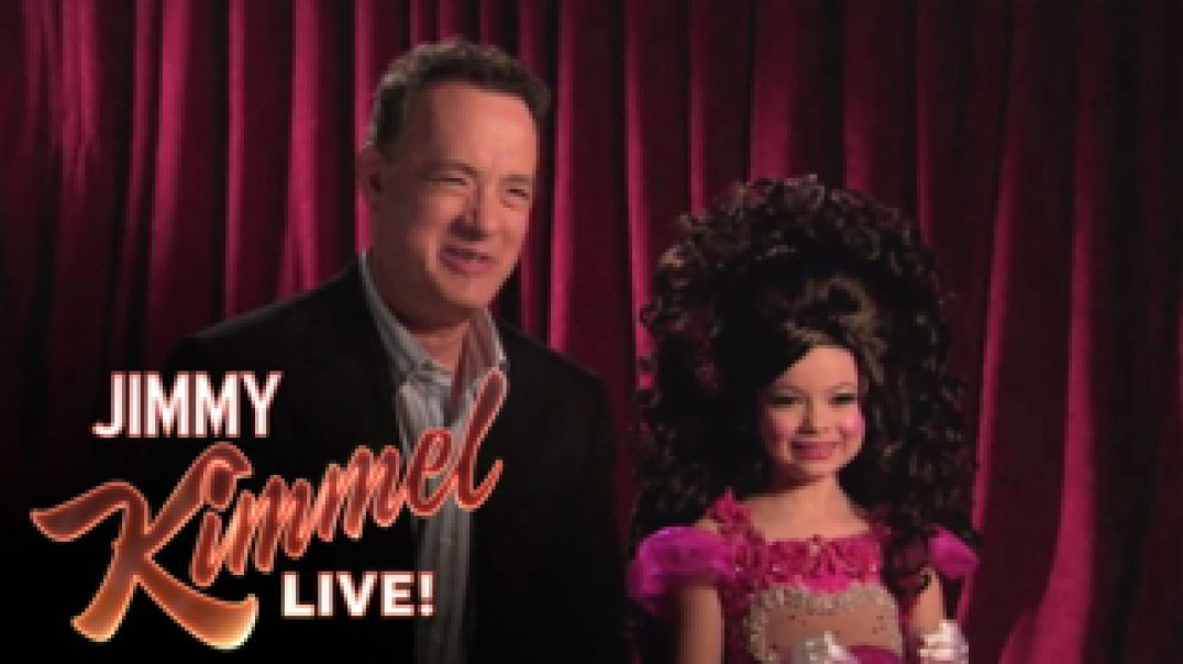 ⁣TODDLERS AND TIARAS WITH TOM HANKS ⚢ JIMMY KIMMEL LIVE [GROOMING IN PLAIN SIGHT]