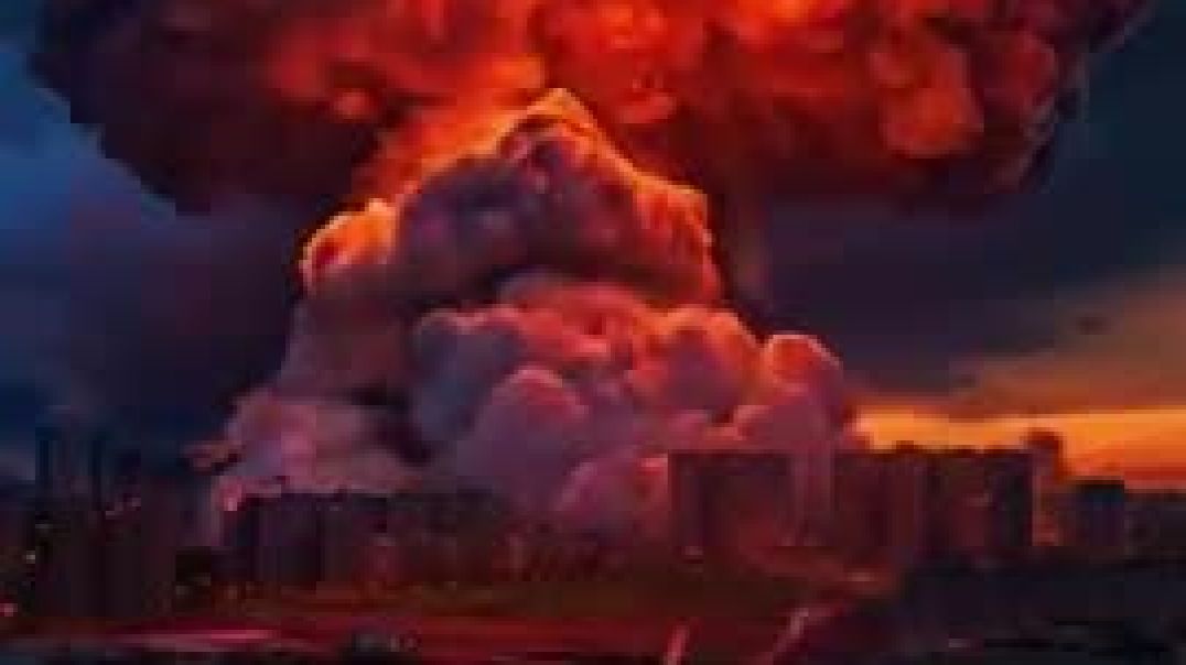 ⁣Defective donald trump drops fake nukes on Iran showing support for jewish child rapists from israel