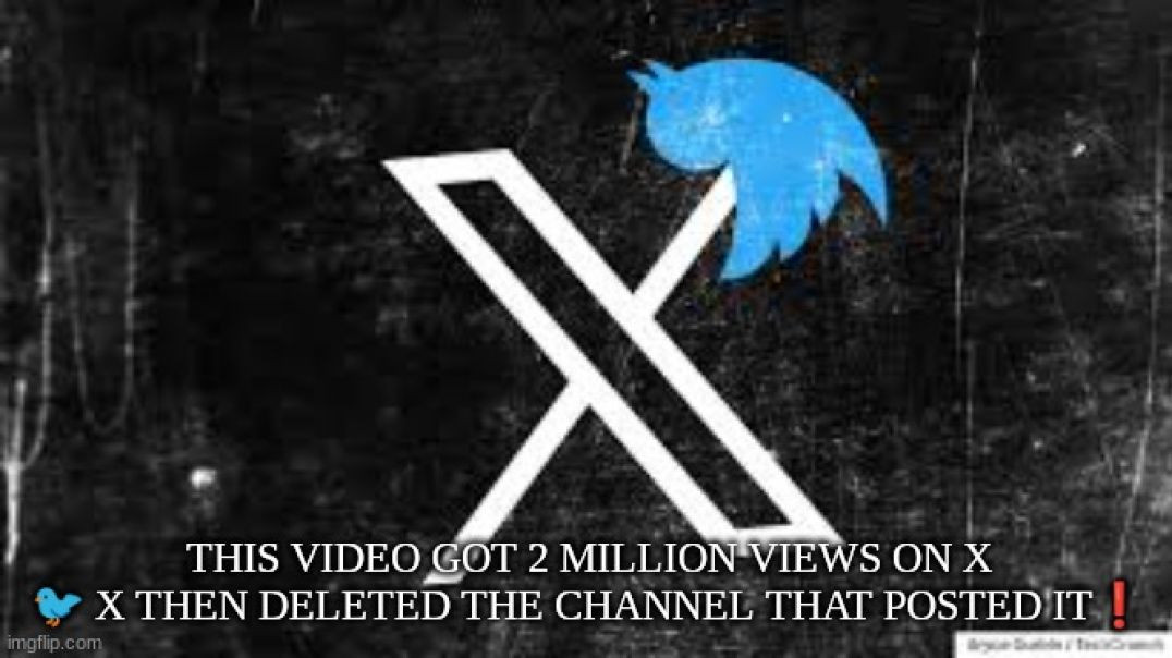 ⁣THIS VIDEO GOT 2 MILLION VIEWS ON X 🐦 X THEN DELETED THE CHANNEL THAT POSTED IT❗