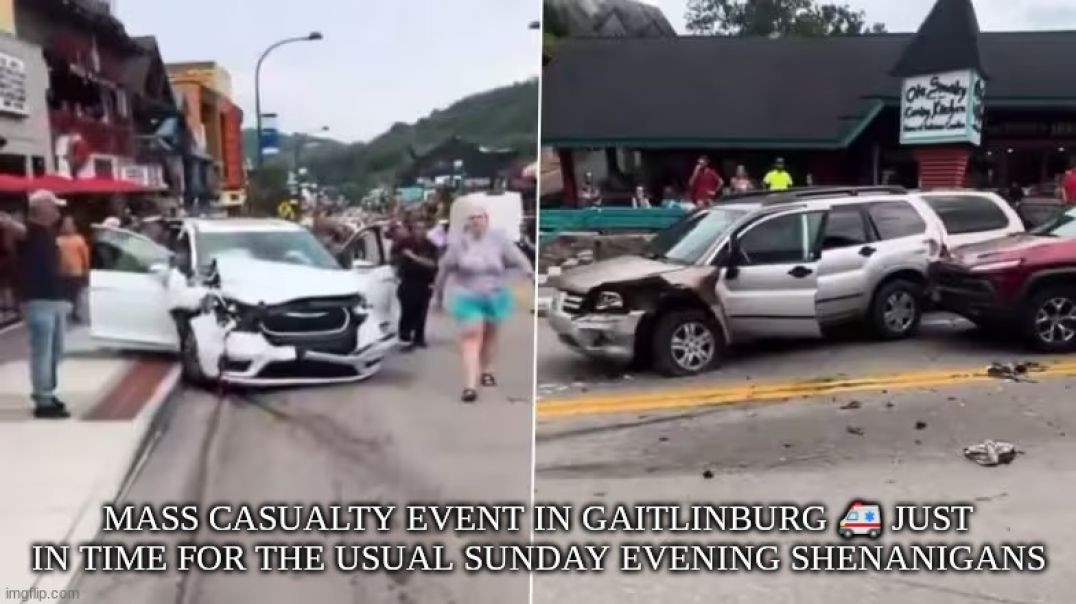 ⁣MASS CASUALTY EVENT IN GAITLINBURG 🚑 JUST IN TIME FOR THE USUAL SUNDAY EVENING SHENANIGANS