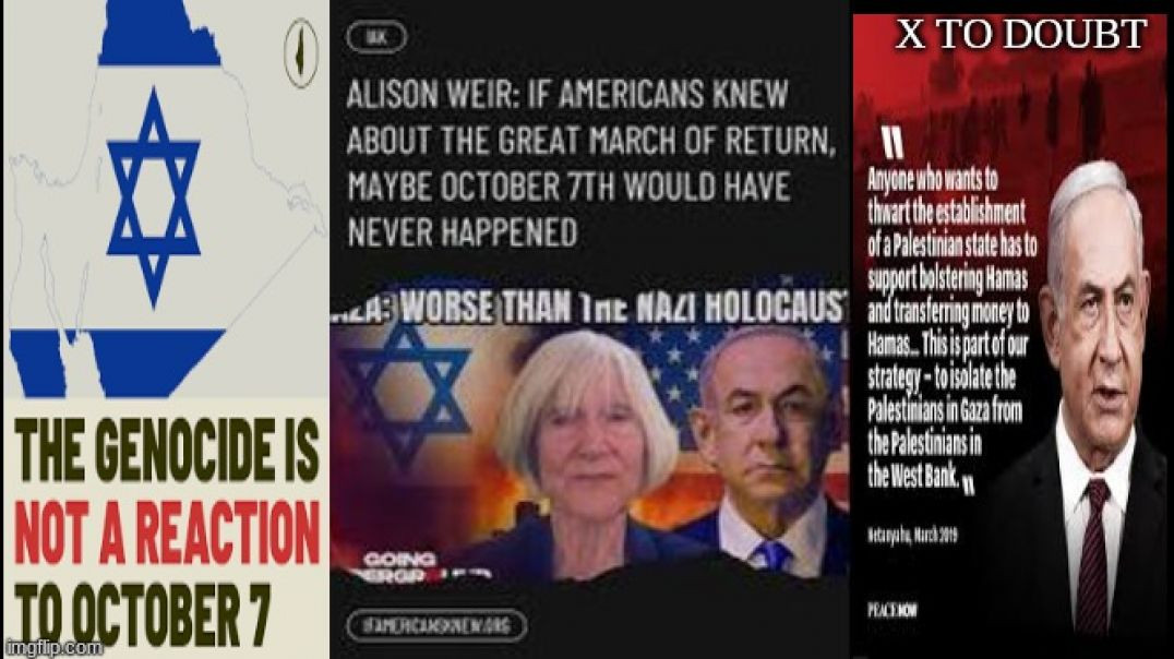 ⁣ALISON WEIR AND AFSHIN RATTANSI CURBSTOMP 🥾 PBS FOR THE CENSORSHIP ON THE GREAT MARCH OF RETURN DOC