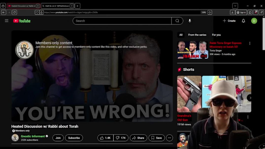 ⁣GNOSTIC INFORMANT AND ADAM GREEN ₪ EXPOSED AS GATEKEEPING YIDS❗