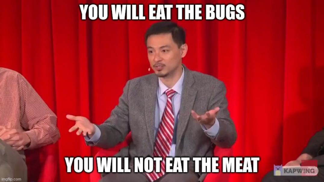 A WEF BIOETHICIST WANTS TO GENETICALLY MODIFY HUMANS 🍖🚫 SO THEY BECOME ALLERGIC TO MEAT❗